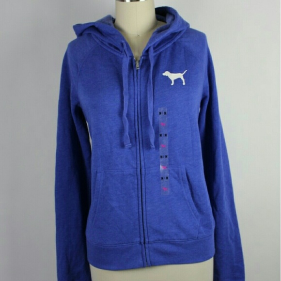 VICTORIA'S SECRET PINK ZIP FRONT HOODIE