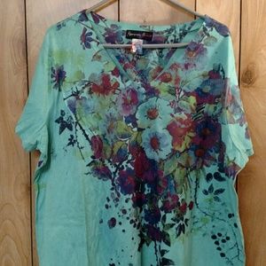 3XL Appropriate Behavior Multicolored Top