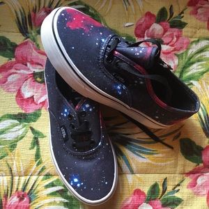 Galaxy / Cosmic kids size 3 Vans Nwt