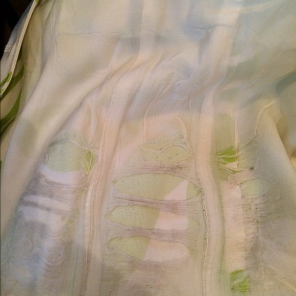 Bold 1960s Mod Upholstery Print Light Coat - Picture 4 of 4