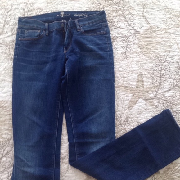 7 for AllMankind straight leg jeans