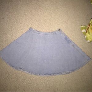 American apparel denim circle skirt