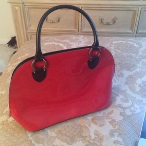 Beijo red handle bag