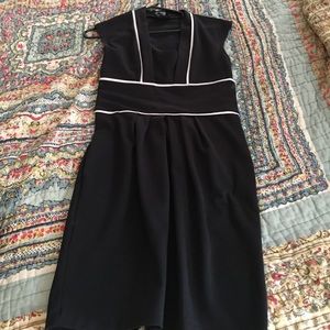 Max and Cleo black and white dress