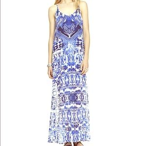 Blue Print Maxi Dress