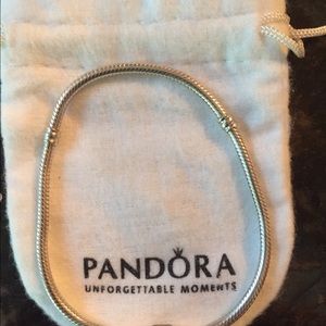 Authentic pandora sterling silver bracelet
