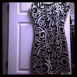 Black and white dress