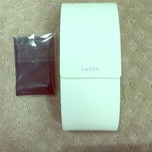 Prada hard case and Prada cleaning cloth (new)