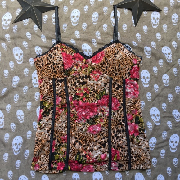 ❤️sexy flower corset tank❤️