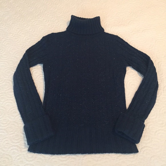 Express deep blue turtle neck size Small