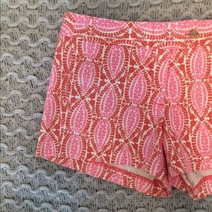 J.Crew Pink & Coral Chino Short
