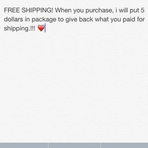 FREE SHIPPING ON ALL ITEMS