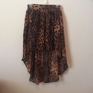High low skirt