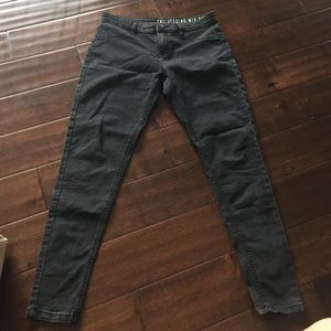 Faded Black stretch skinny jeans