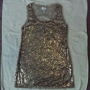 Maternity Sequin Tank Top