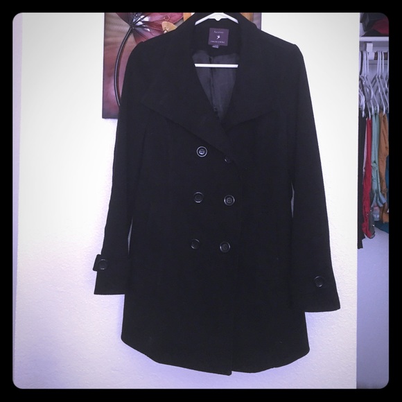 Black pea coat