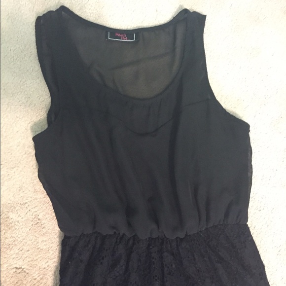 Sheer back sweet heart black dress - Picture 2 of 4