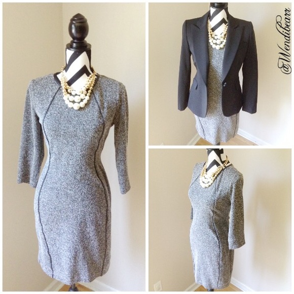 H&M Dresses & Skirts - H&M Curve Hugging Tweed Dress💄💋