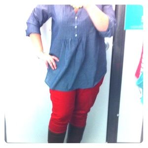Red Skinny Jeans