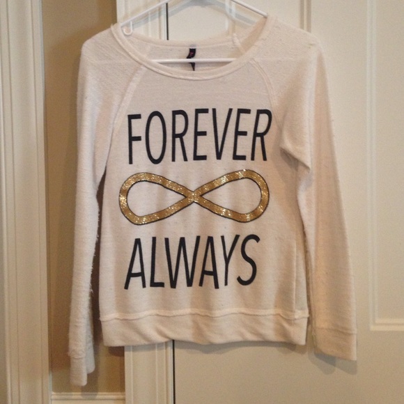 A cream colored sweater from Target