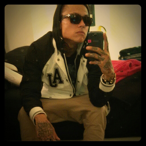 ARMANI varsity style hooded jacket - Picture 1 of 3