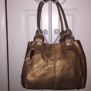 Copper Leather Tignanello Hand bag