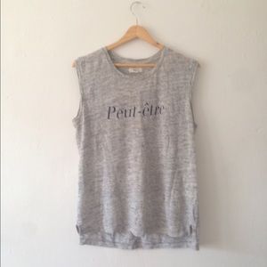 Linen Peut-être Muscle Tee