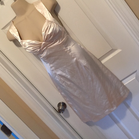Sexy open back silk party dress homecoming