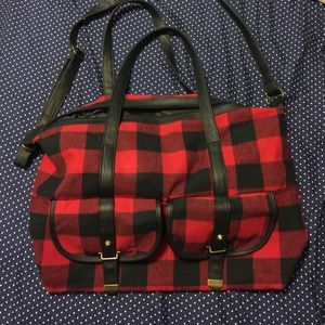 Plaid Mossimo Weekend bag