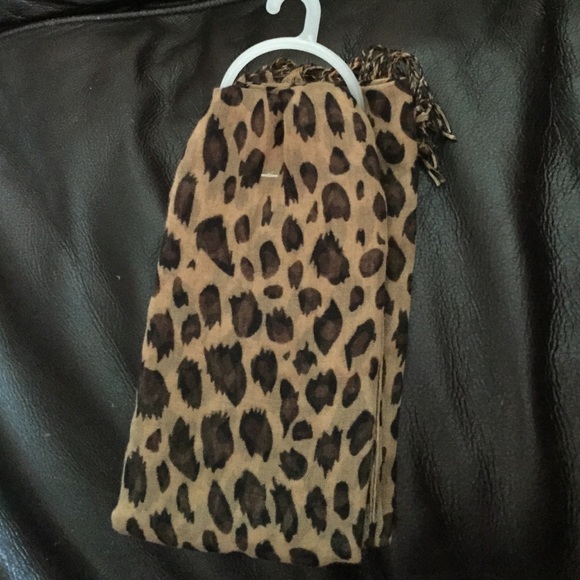 Cheetah print scarf