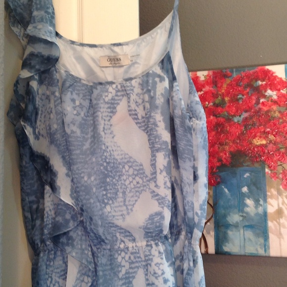 GUESS NWT One Shoulder Dress - Picture 2 of 3
