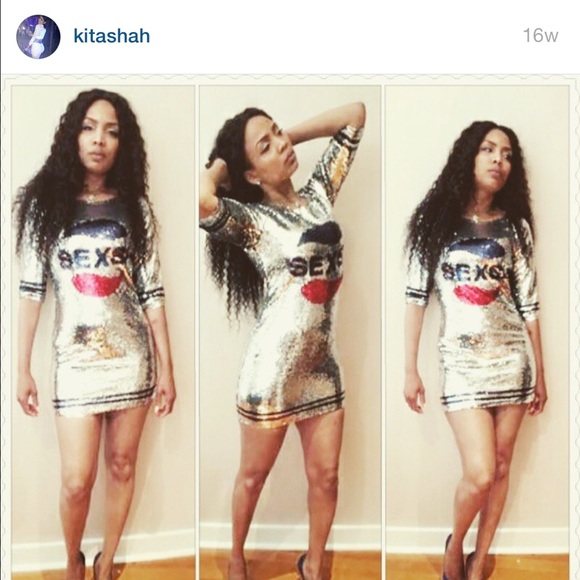 Sexci Pepsi sequin dress