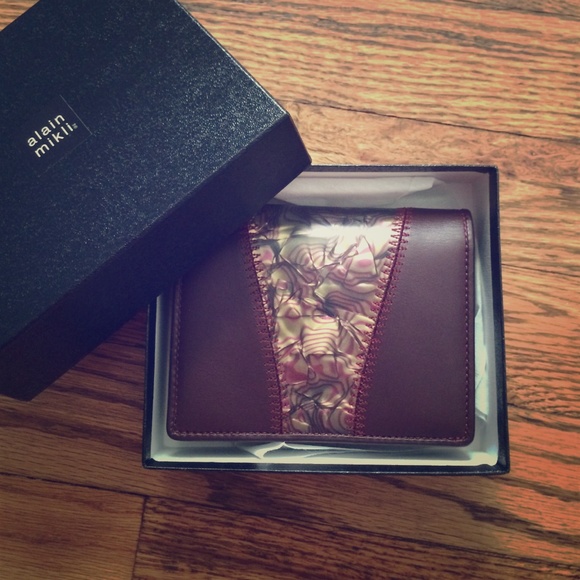 Brown leather wallet