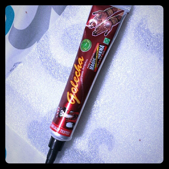 Deep red peel off Henna tube
