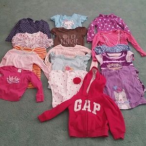 3T bundle lot 16 pcs top and 1 jacket