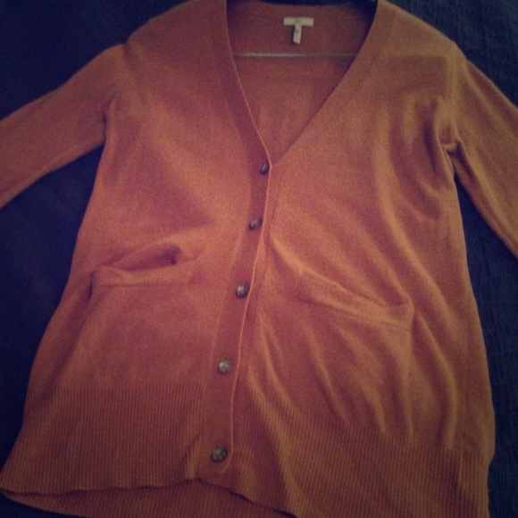 Barely worn camel colored cashmere cardigan