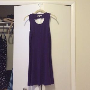 purple skater dress