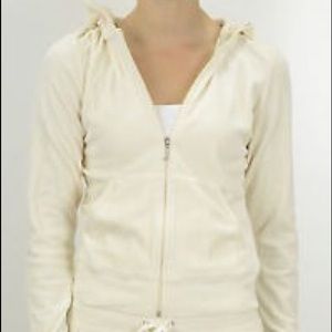 Ivory juicy couture hoodie