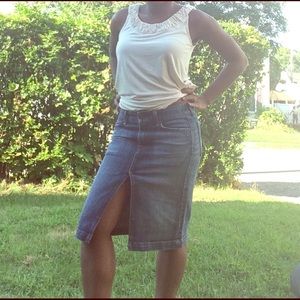 Citizen of humanity jeans denim skirt size 25