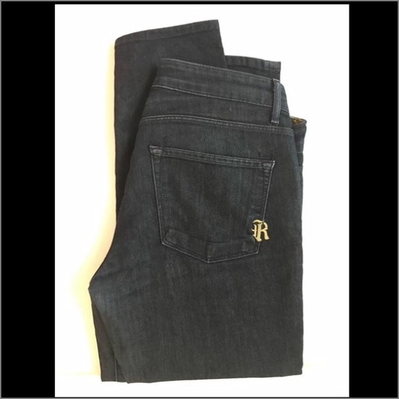 Rich & Skinny Dark Cropped Denim