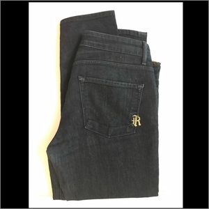 Rich & Skinny Dark Cropped Denim