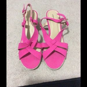 Comfortview Pink Wedges