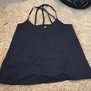 Navy blue tank top