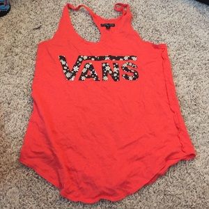 Red vans tank top