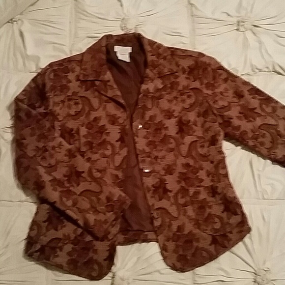 French Dressing tapestry blazer