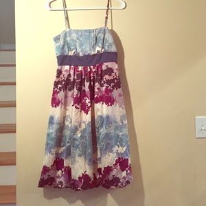 Multicolored floral dress