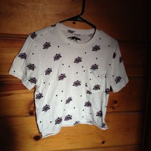 Cute illuminati eye crop top