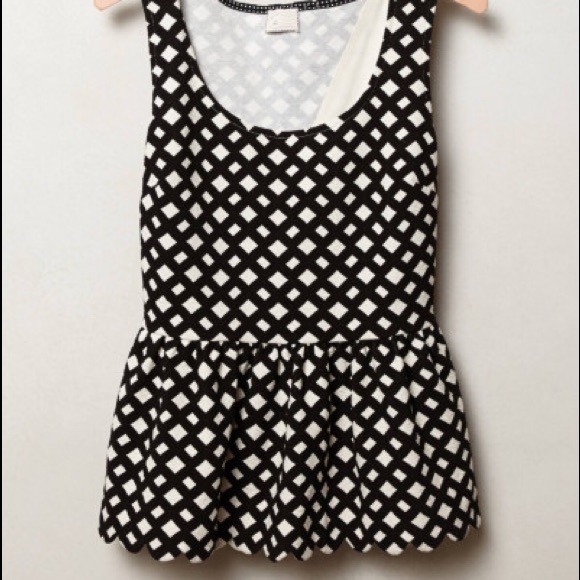 NWT anthropologie peplum tank