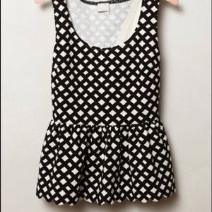NWT anthropologie peplum tank