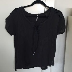 Black Free People Top